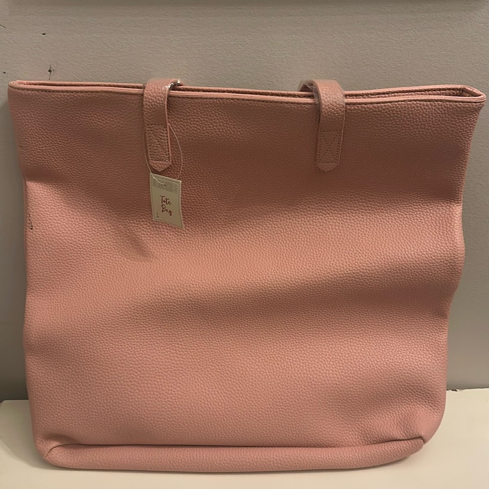 Foax Leather Pink Tote Bag